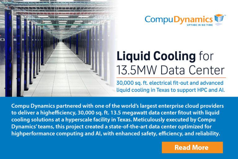 Texas data center liquid cooling case study - Compu Dynamics