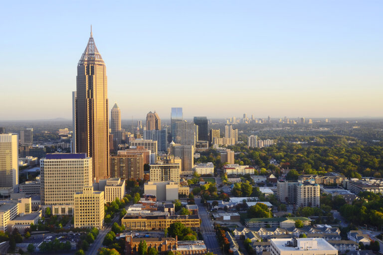 Georgia's beautiful skyline in Atlanta