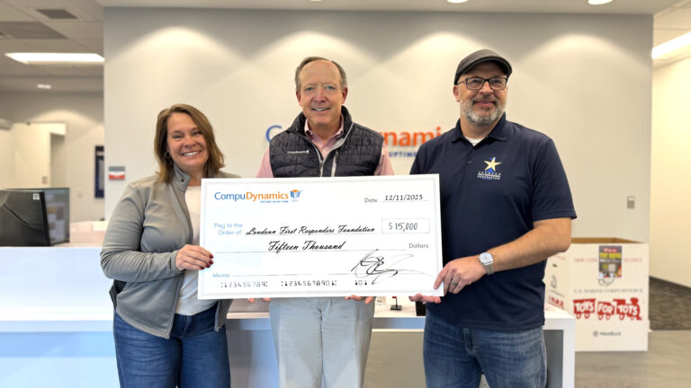 Compu Dynamics Loudoun First Responders Foundation Donation 2025